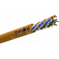 Кабель витая пара U/UTP 4х2х24AWG(0.48мм) кат.5E LSZH Fluke tested (м) TOKOV ELECTRIC TKE-C10-U/UTP-42-5E-305-LSZH