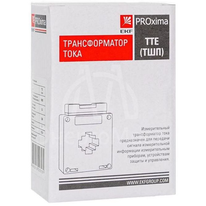 Трансформатор тока ТТЕ 40 600/5А кл. точн. 0.5 PROxima EKF tte-40-600/tc-40-600-0.5