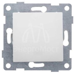 Выключатель 1-кл. СП Ugra 10А 250В самовозвратный механизм бел. GUSI С11В6-001