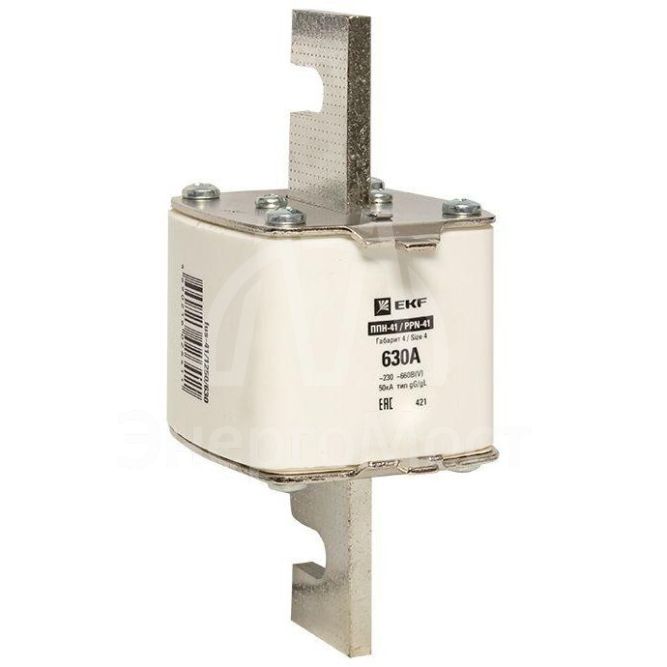 Вставка плавкая ППН-41 1250/630А габарит 4 PROxima EKF fus-41/1250/630