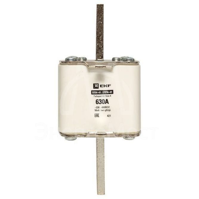 Вставка плавкая ППН-41 1250/630А габарит 4 PROxima EKF fus-41/1250/630