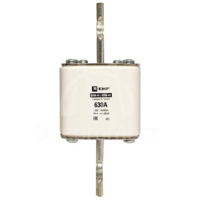 Вставка плавкая ППН-41 1250/630А габарит 4 PROxima EKF fus-41/1250/630