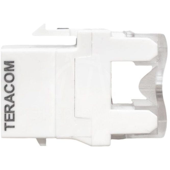 Модуль Keystone RJ45 кат.6 неэкранир. 110 IDC 180град. бел. TERACOM PRO EKF TRP-KSTN-180D-6UTP-WH