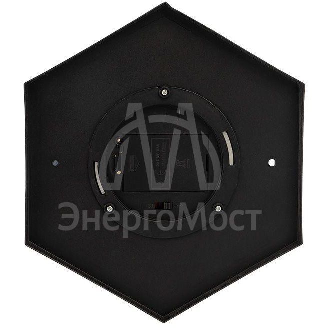 Фонарь декоративный со свечой 18х16.5х31см тепл. бел. корпус черн. Neon-Night 513-056