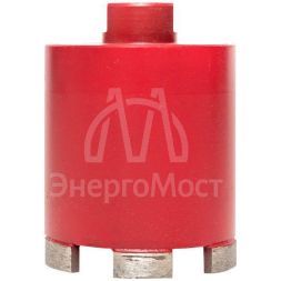 Коронка алмазная для дрелей с микроударом (верхнее пылеудаление) DCH-72MHS Micro Hit Laser M16 Professional EKF dch-72-mhs-m16