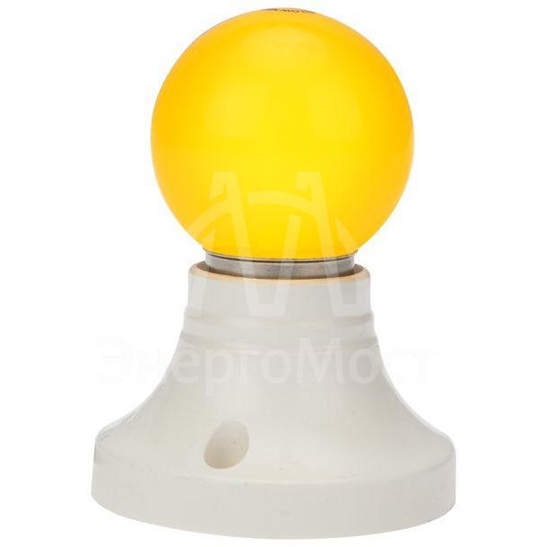 Лампа светодиодная 1Вт 5LED Шар d45 E27 желт. Neon-Night 405-111