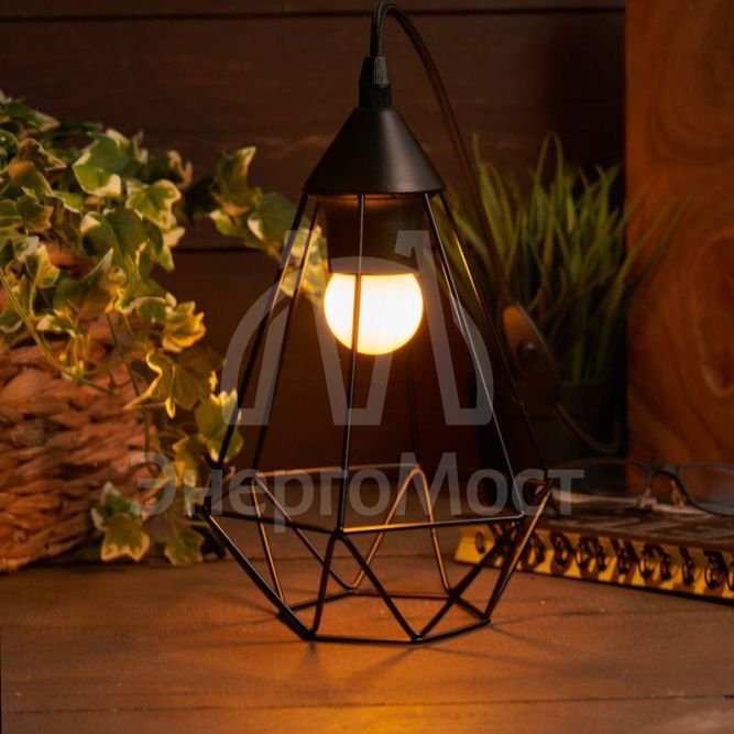 Лампа светодиодная 1Вт 5LED Шар d45 E27 желт. Neon-Night 405-111