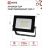 Прожектор светодиодный СДО-7 30Вт 230В 6500К IP65 черн. IN HOME 4690612034621
