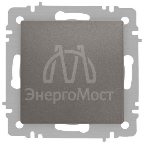 Переключатель 1-кл. СП Accent 6-103-09 10А IP20 250В AL/CU титан Intro Б0063451