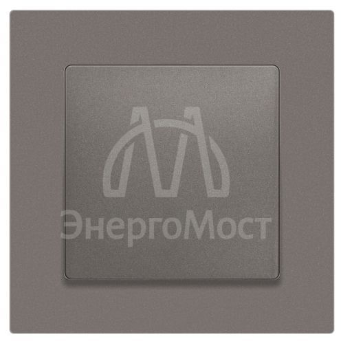 Переключатель 1-кл. СП Accent 6-103-09 10А IP20 250В AL/CU титан Intro Б0063451