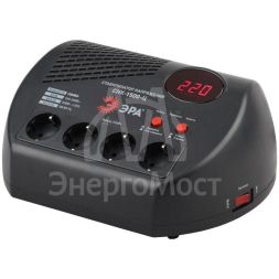 Стабилизатор напряжения СНК-1500-Ц компакт. ц. д. 160-260В/220В 1500ВА ЭРА Б0031073