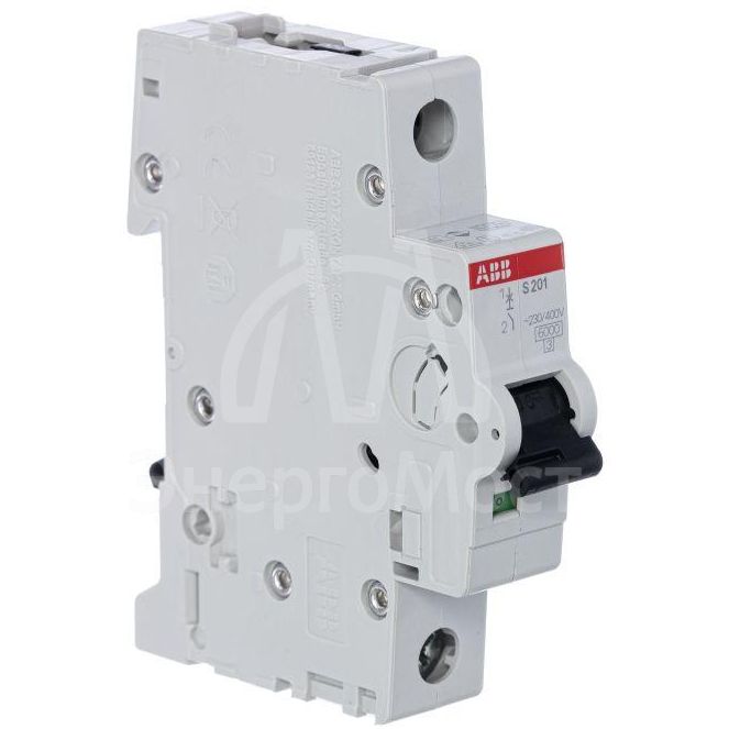 Выключатель автоматический модульный 1п C 50А 6кА S201 C50 ABB 2CDS251001R0504