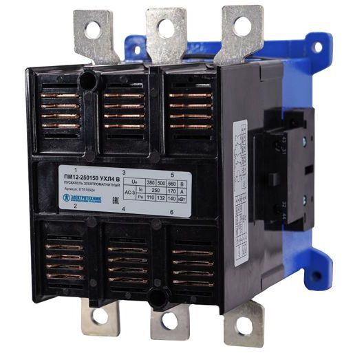Пускатель ПМ 12-250150 УХЛ4 В 250А кат. 380В AC 2НО+2НЗ IP20 Электротехник ET518924