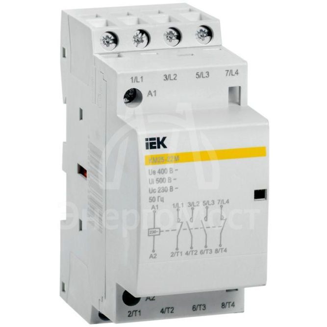 Контактор модульный КМ25-22М AC IEK MKK11-25-22