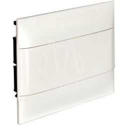 Щиток пластиковый встраиваемый Practibox S 1х12 бел. дверь Leg 135541