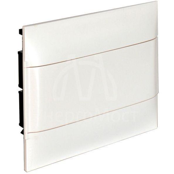 Щиток пластиковый встраиваемый Practibox S 1х12 бел. дверь Leg 135541