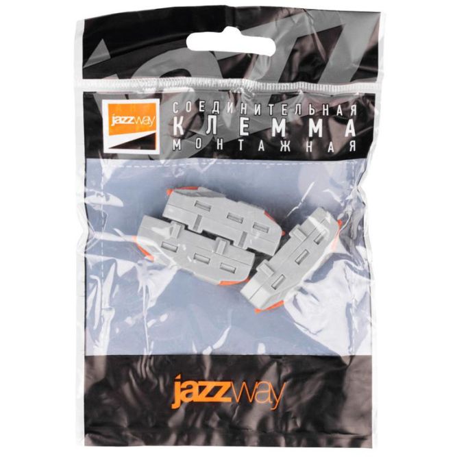 Клемма монтажная СМК PTC-1P 4212 BL/3 450В 32А 0.08-2.5(4.0)кв.мм JazzWay 5073722