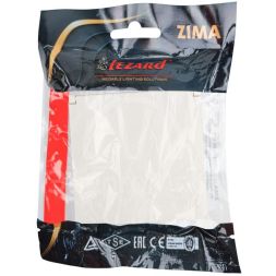 Розетка 1-мест. с/з с крышкой ПБТ СП ZIMA IP20 16А безвинт. зажим слон. кость LEZARD 704-9088-123BQC