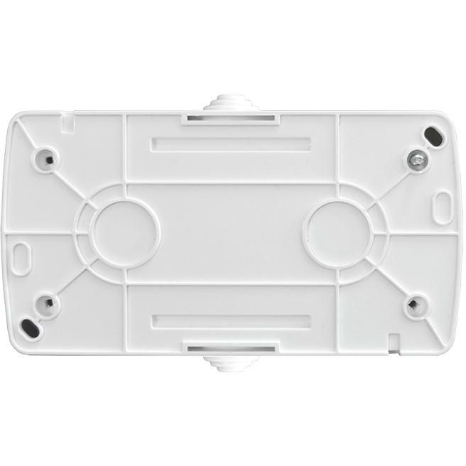 Розетка 2-м ОП Клио 16А IP44 с заземл. бел. UNIVersal К2231