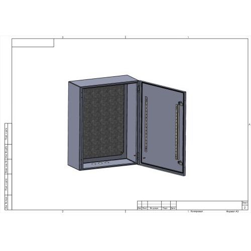 Корпус ЩМП-65.50.22 650х500х220 IP54 У2 OPTIMA c.6.5.2_5 метал. Эра Б0061603