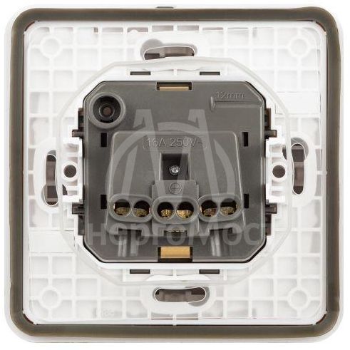 Розетка Эксперт 11-2522-01 2P+E IP55 шторки 16А-250В СУ бел. Эра Б0063281