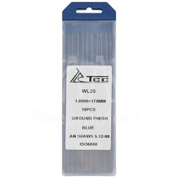 Вольфрамовый электрод синий TSS WL20-175/1,0 (10 шт)