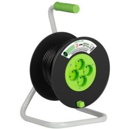 Удлинитель на пластик. катушке 4х40м без заземл. KAT-2x1.5-40m Greenline ПВС 2х1.5 Эра Б0065088