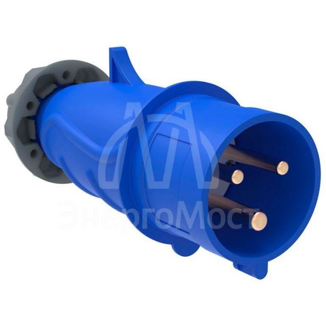 Вилка эл. каб. 16А 2P+PE 220В IP44 MAGNUM ССИ-013 IEK PSN01-016-3