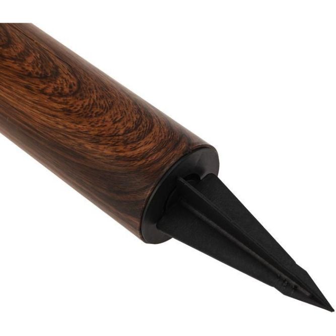 Светильник светодиодный Кантри садовый садовый с солнечн. панелью и аккумулятором с текстурой дуба Lamper 602-275