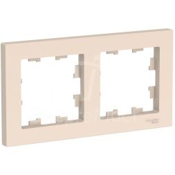 Рамка 2-м AtlasDesign универс. беж. SchE ATN000202
