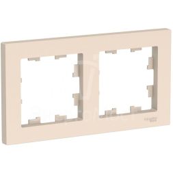 Рамка 2-м AtlasDesign универс. беж. SchE ATN000202