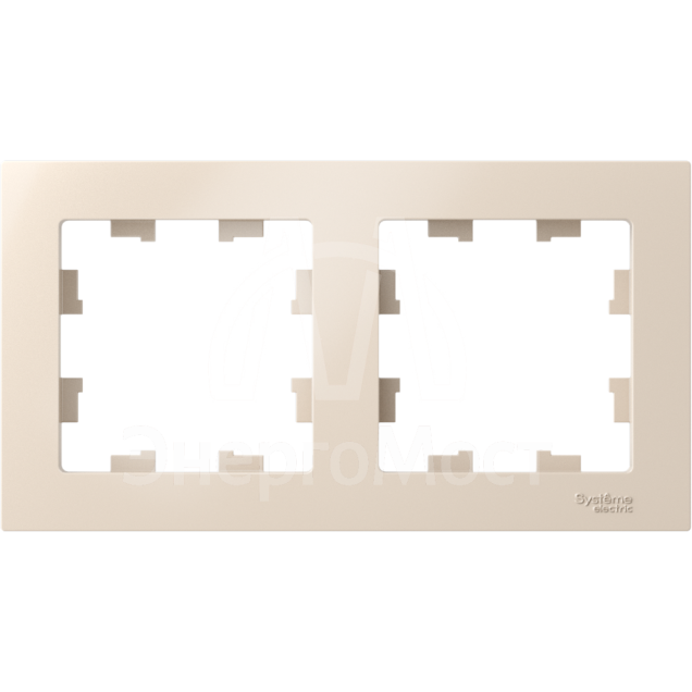 Рамка 2-м AtlasDesign универс. беж. SchE ATN000202