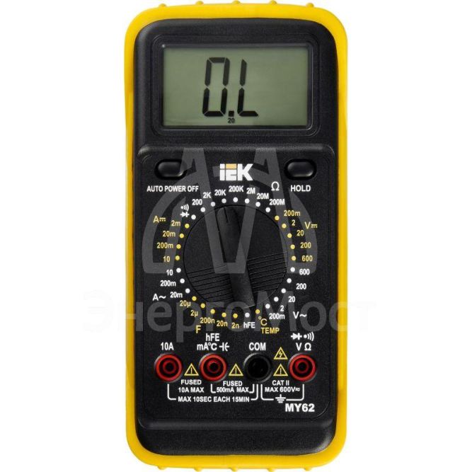 Мультиметр цифровой Professional MY62I IEK TMD-5S-062