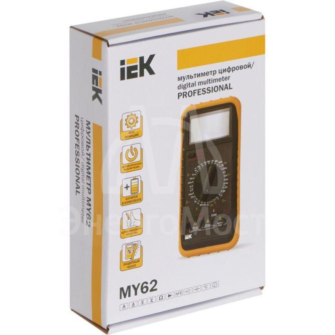 Мультиметр цифровой Professional MY62I IEK TMD-5S-062