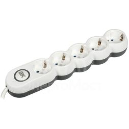 Удлинитель 5х5м с заземл. 16А 250В У05В UNO 2P+PE 3х1.5кв.мм IEK WYP53-16-05-05-ZK