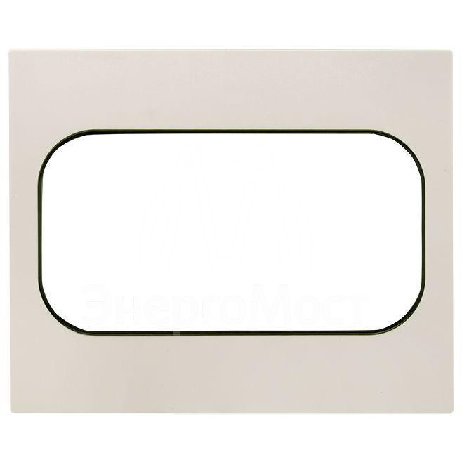 Рамка для розетки 2-м Стокгольм бел. с линией цвета черн. PROxima EKF EYM-G-303-20