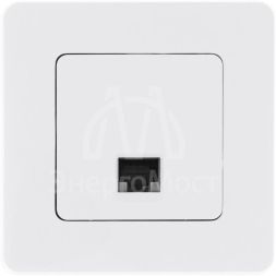 Розетка компьютерная Inspiria RJ45 кат.5E UTP бел. Leg 673825