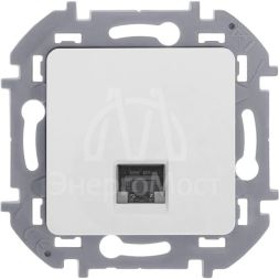 Розетка компьютерная Inspiria RJ45 кат.5E UTP бел. Leg 673825