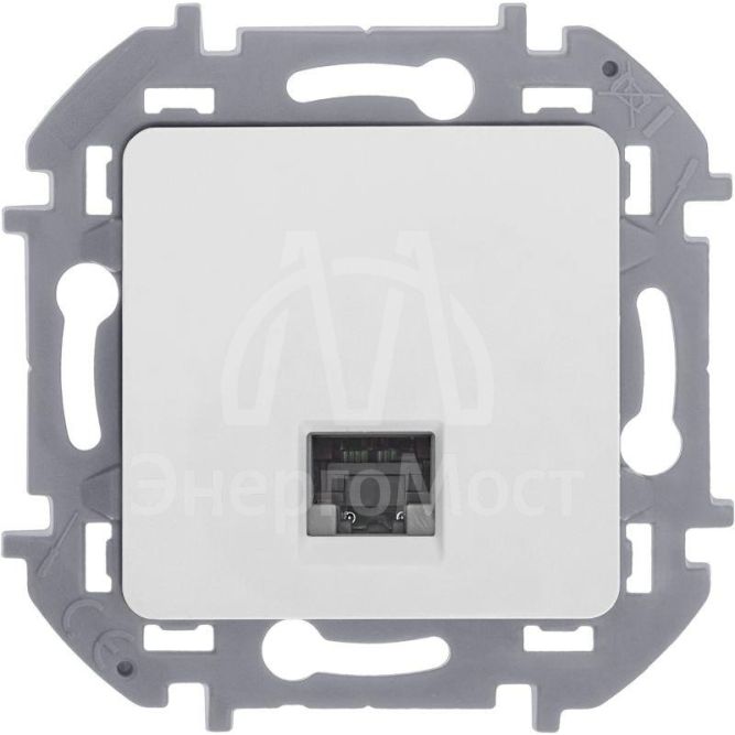 Розетка компьютерная Inspiria RJ45 кат.5E UTP бел. Leg 673825