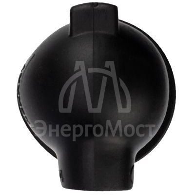 Вилка угловая влагозащ. с/з 16А IP44 каучук Rexant 111-003