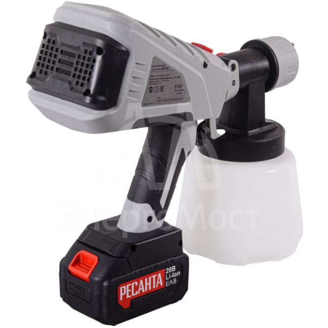 Краскопульт аккумуляторный Ресанта АКП-20Li