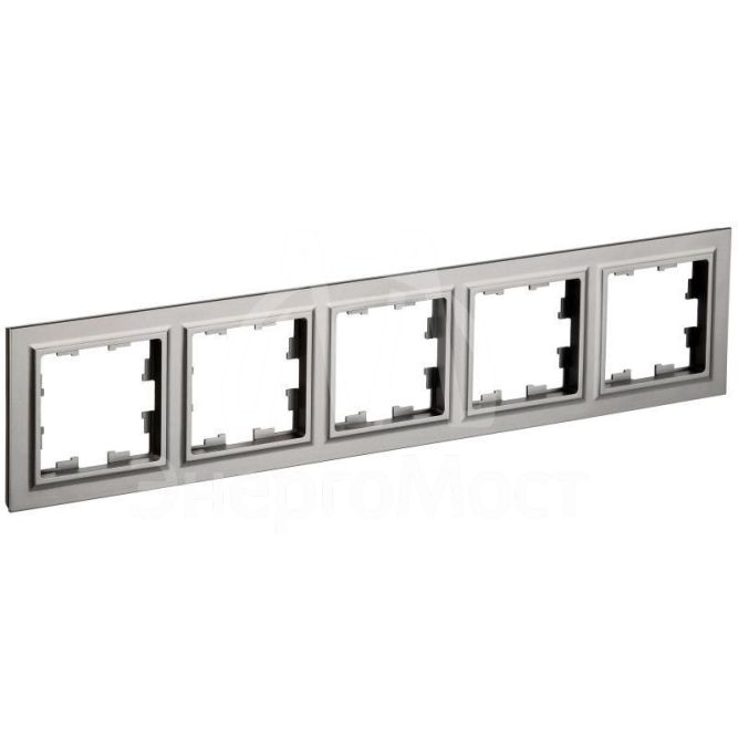 Рамка 5-м BRITE РУ-5-БрС сталь IEK BR-M52-K46