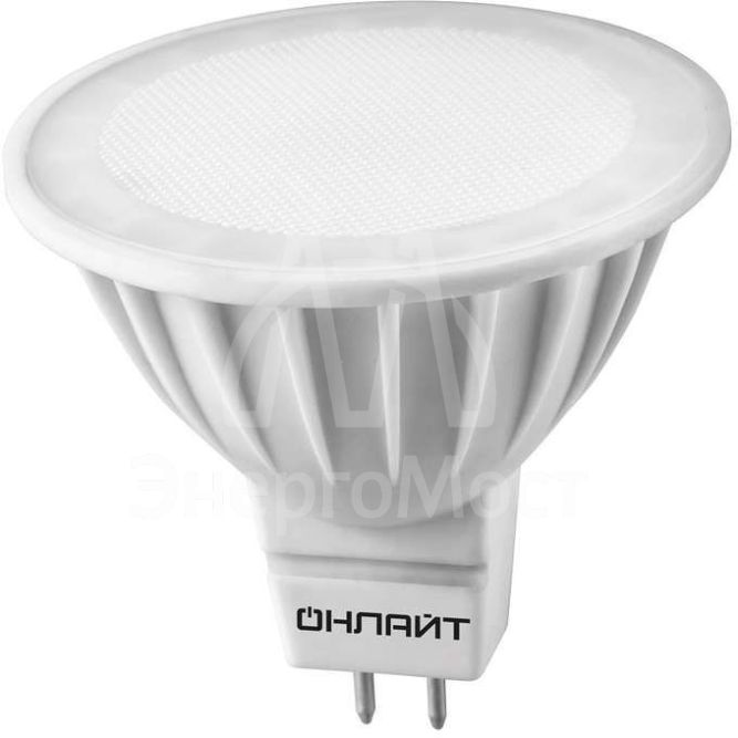 Лампа светодиодная 61 889 OLL-MR16-10-230-3K-GU5.3 10Вт ОНЛАЙТ 61889