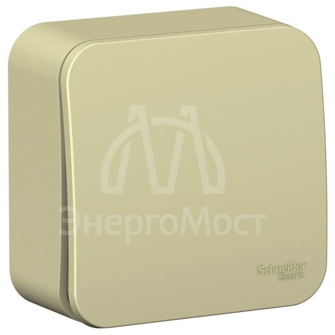 Переключатель 1-кл. ОП Blanca 10А IP20 (сх. 6) 250В с изолир. пластиной беж. SchE BLNVA106017