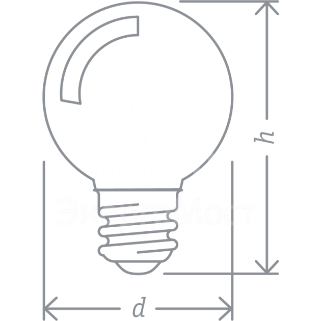Лампа светодиодная 61 243 NLL-G45-1-230-W-E27 Navigator 61243