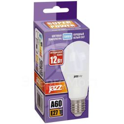 Лампа светодиодная PLED-SP A60 12Вт грушевидная 5000К холод. бел. E27 1080лм 230В JazzWay 1033734