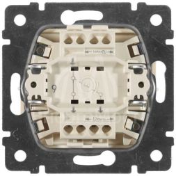 Механизм переключателя проходного на 2 направления 1-кл. СП Valena 10А IP31 250В сл. кость Leg 774306