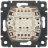 Механизм переключателя проходного на 2 направления 1-кл. СП Valena 10А IP31 250В сл. кость Leg 774306