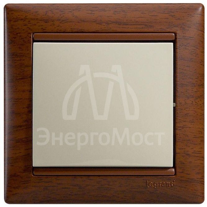 Механизм переключателя проходного на 2 направления 1-кл. СП Valena 10А IP31 250В сл. кость Leg 774306