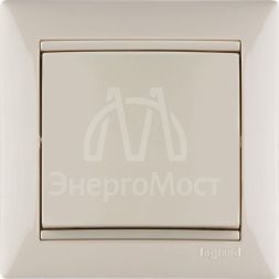 Механизм переключателя проходного на 2 направления 1-кл. СП Valena 10А IP31 250В сл. кость Leg 774306